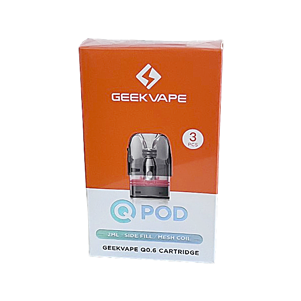 Q Replacement Pod By Geekvape | 3ml | 3 Pack | 0.6ohm product image
